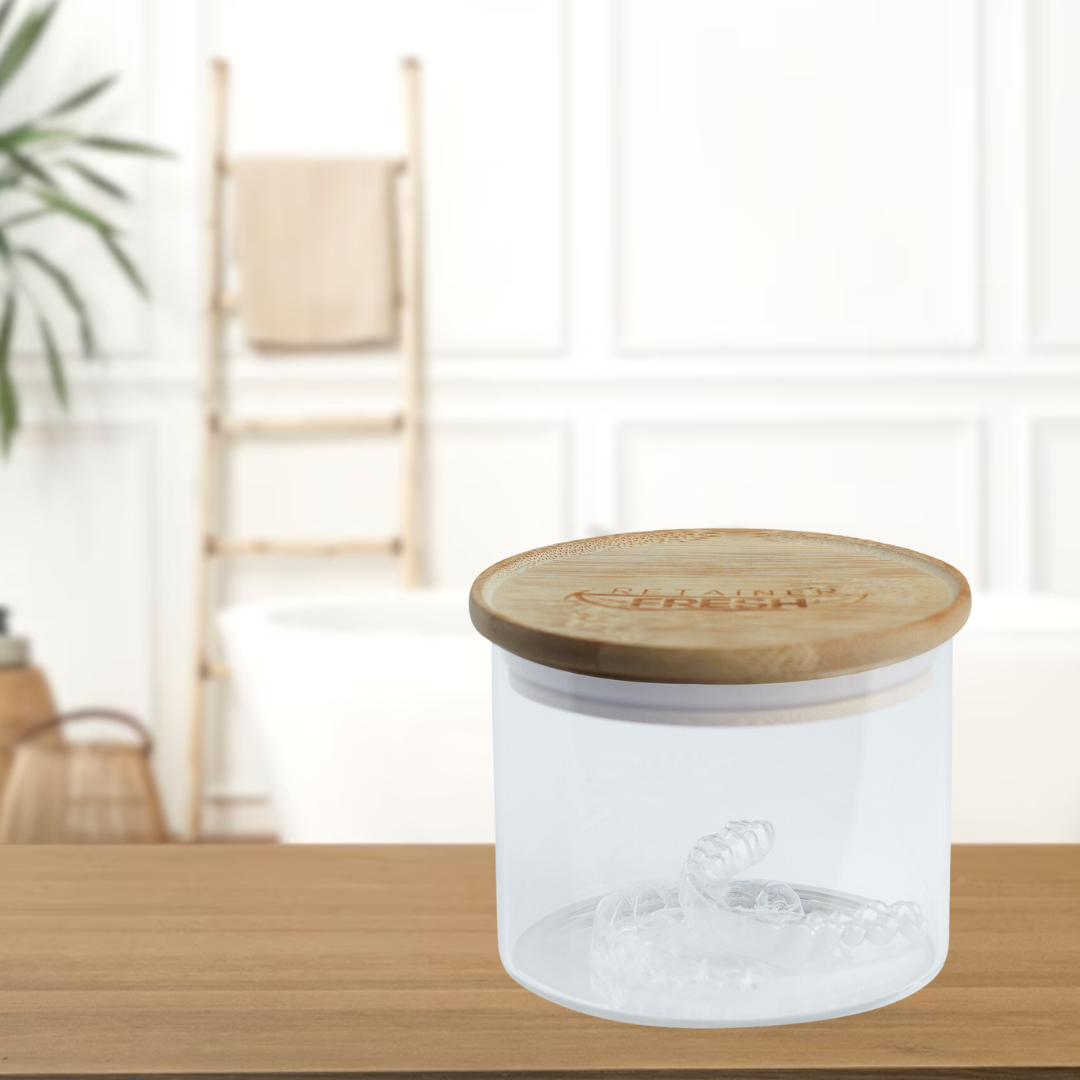 Retainer Bath with Bamboo Lid by Retainer Fresh