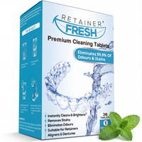 Retainer Fresh Retainer Cleaning Tablets 1 Month Supply 36 Tablets