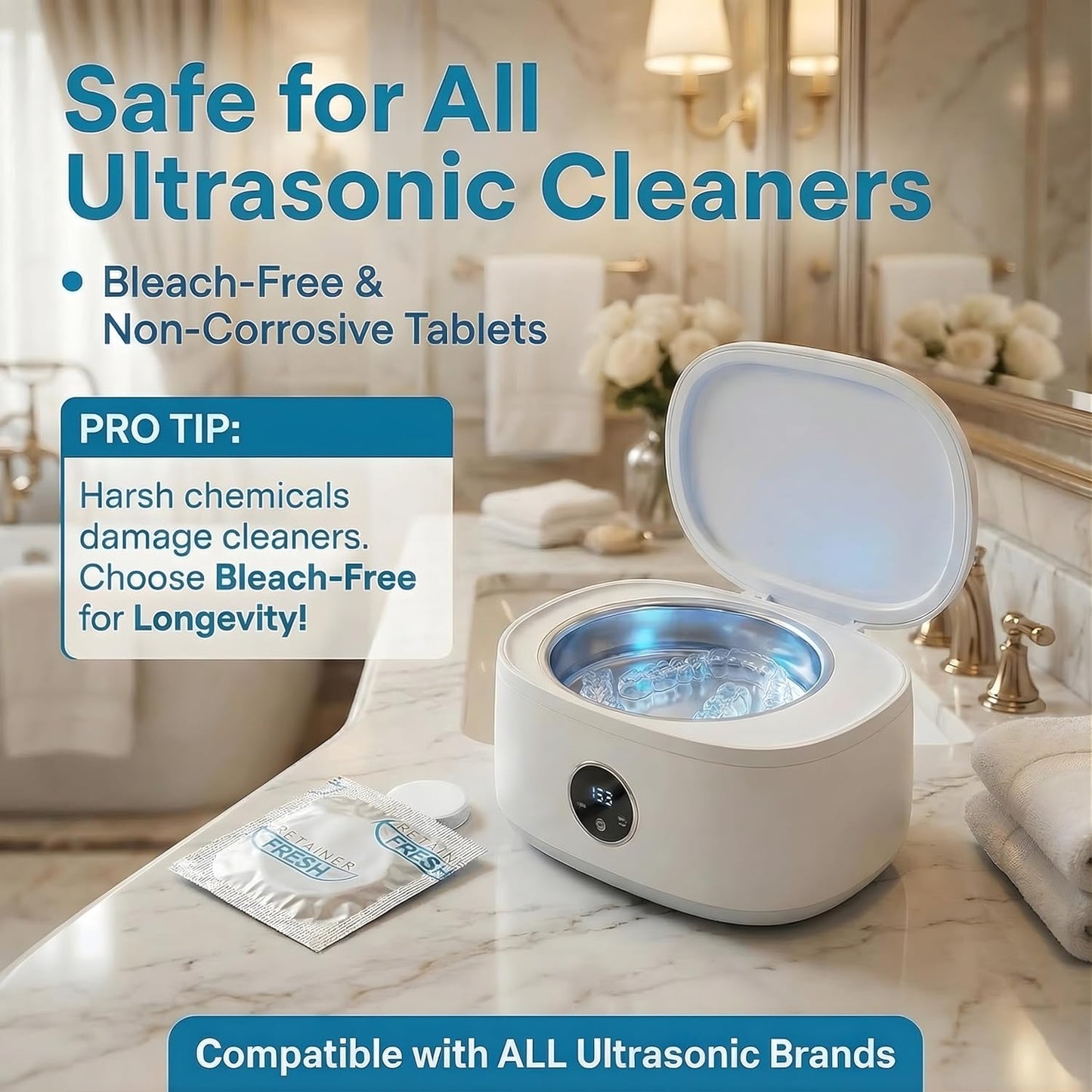 Retainer Fresh Retainer Cleaner Tablets 4 Month Supply 120 Tablets