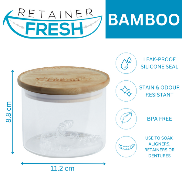 Retainer Bath con tapa de bambú de Retainer Fresh
