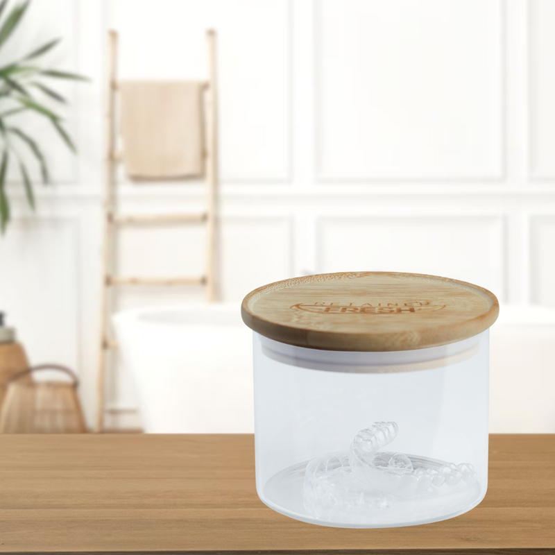 Retainer Bath with Bamboo Lid by Retainer Fresh